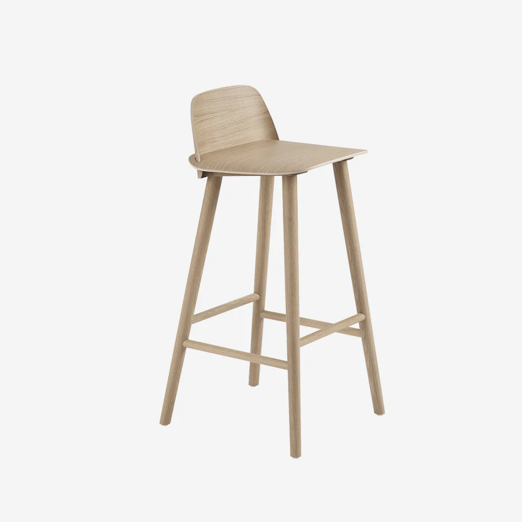 Muuto Nerd Bar Stool Oak