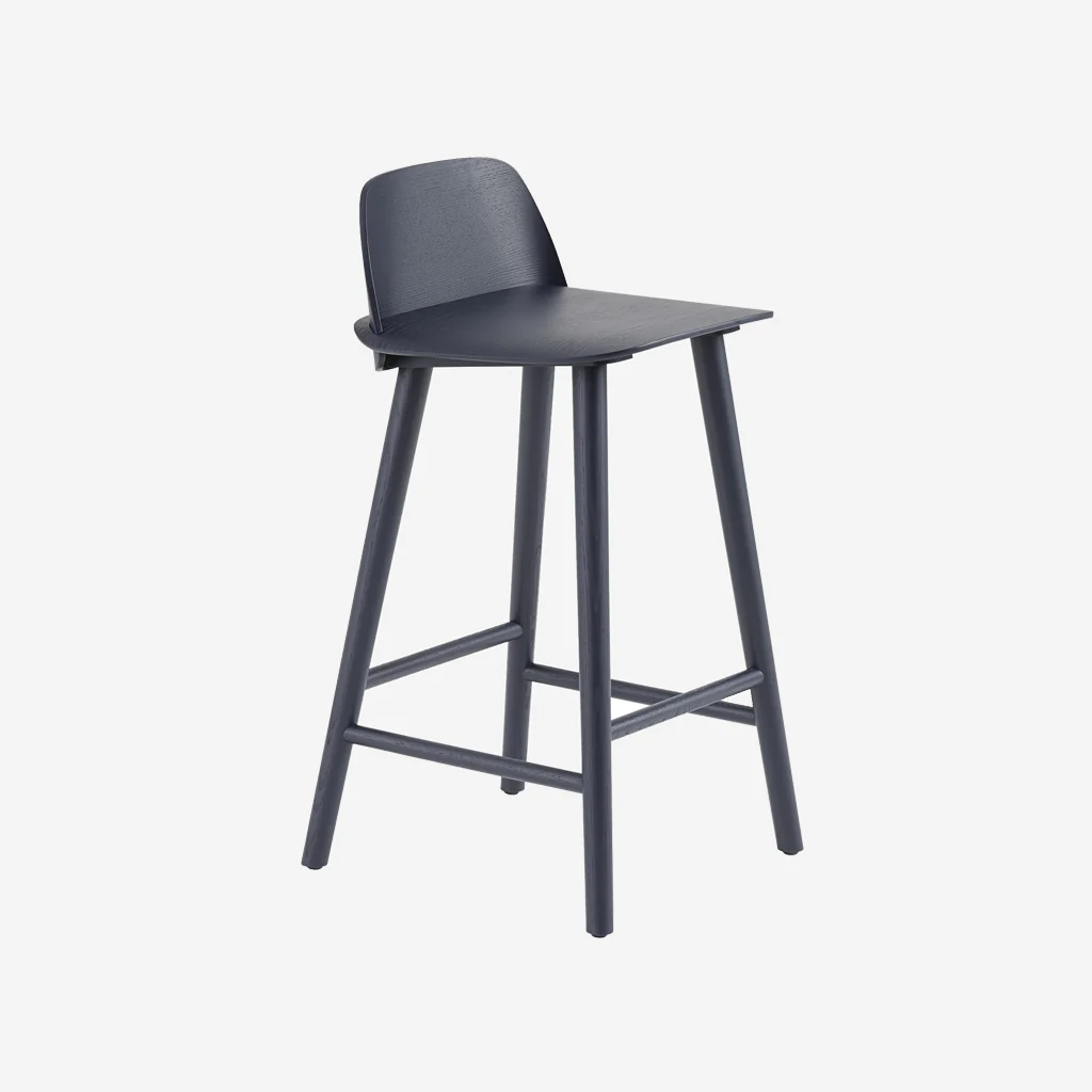 Muuto Nerd Counter Stool Midnight Blue - Image 2
