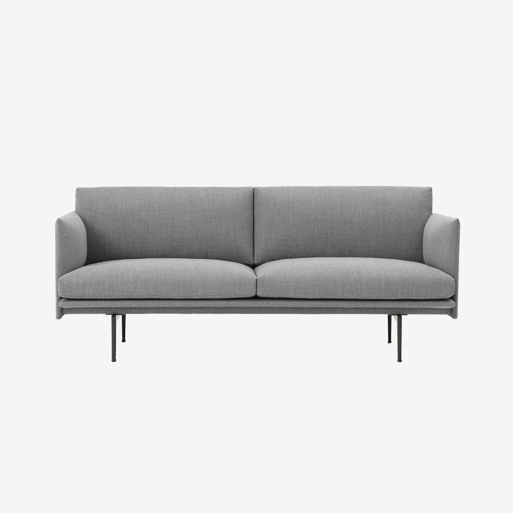 Muuto Outline Sofa 2 Seater Fiord - Image 3