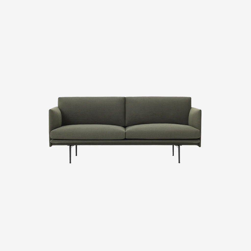 Muuto Outline Sofa 2 Seater Fiord 961