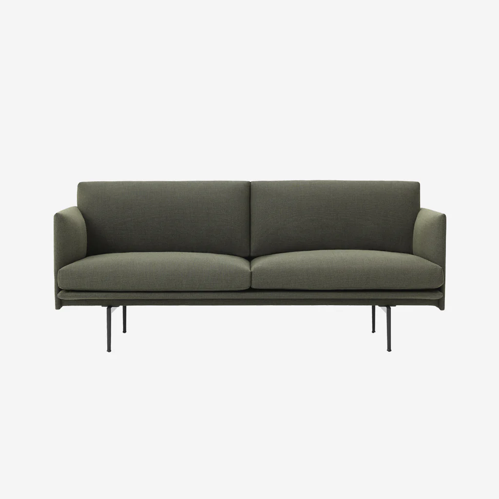 Muuto Outline Sofa 2 Seater Fiord 961 - Image 3