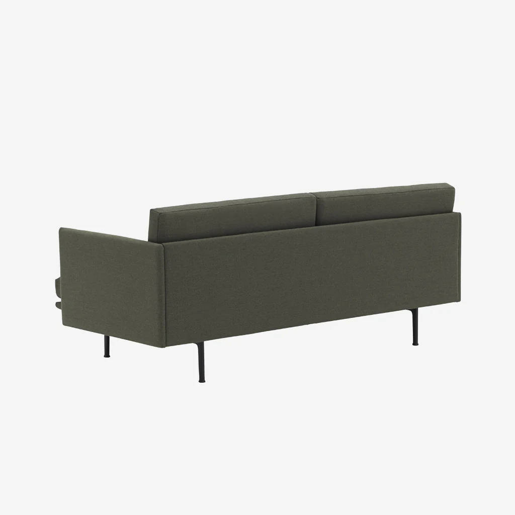 Muuto Outline Sofa 2 Seater Fiord 961 - Image 4