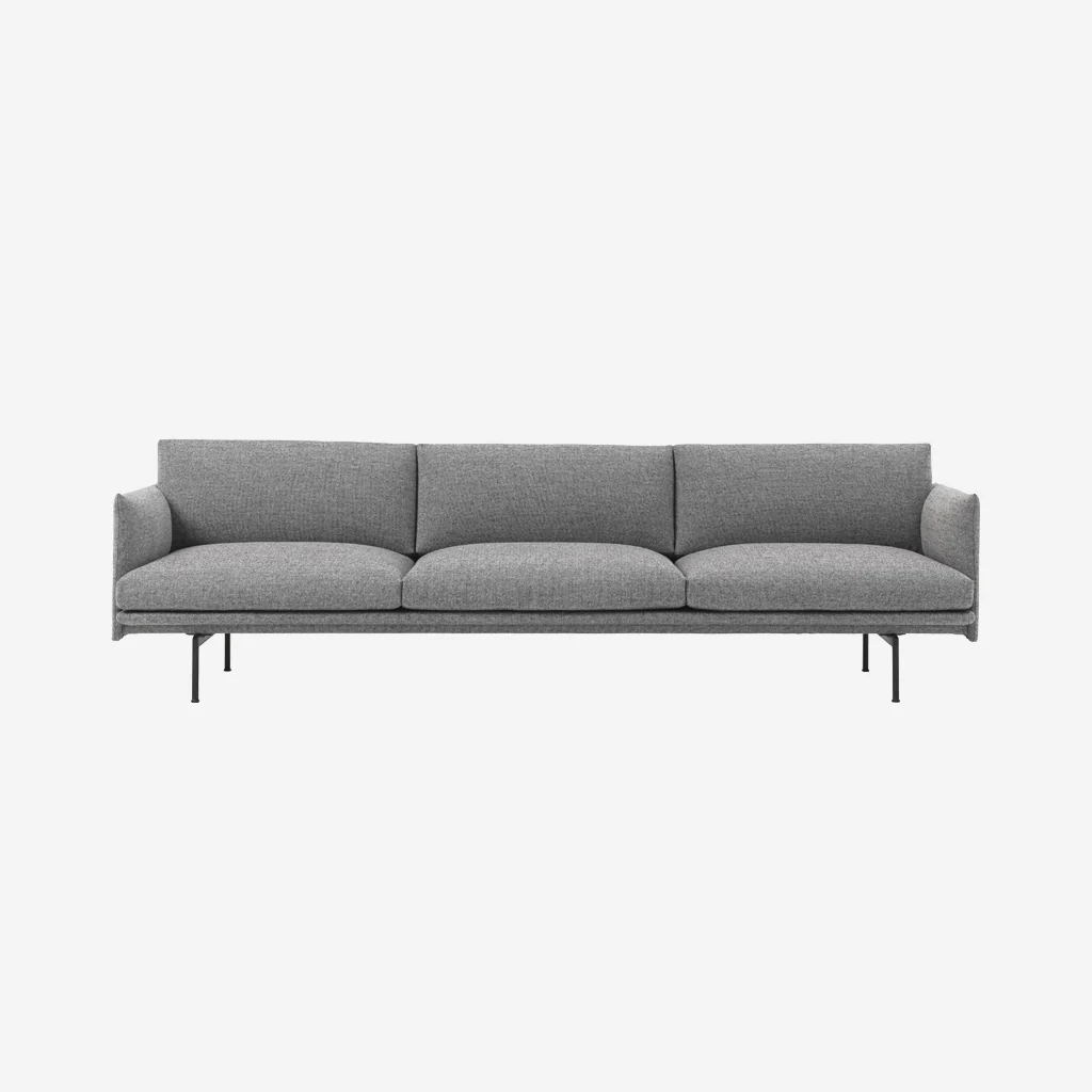 Muuto Outline Sofa 3.5 Seater Hallingdal - Image 2