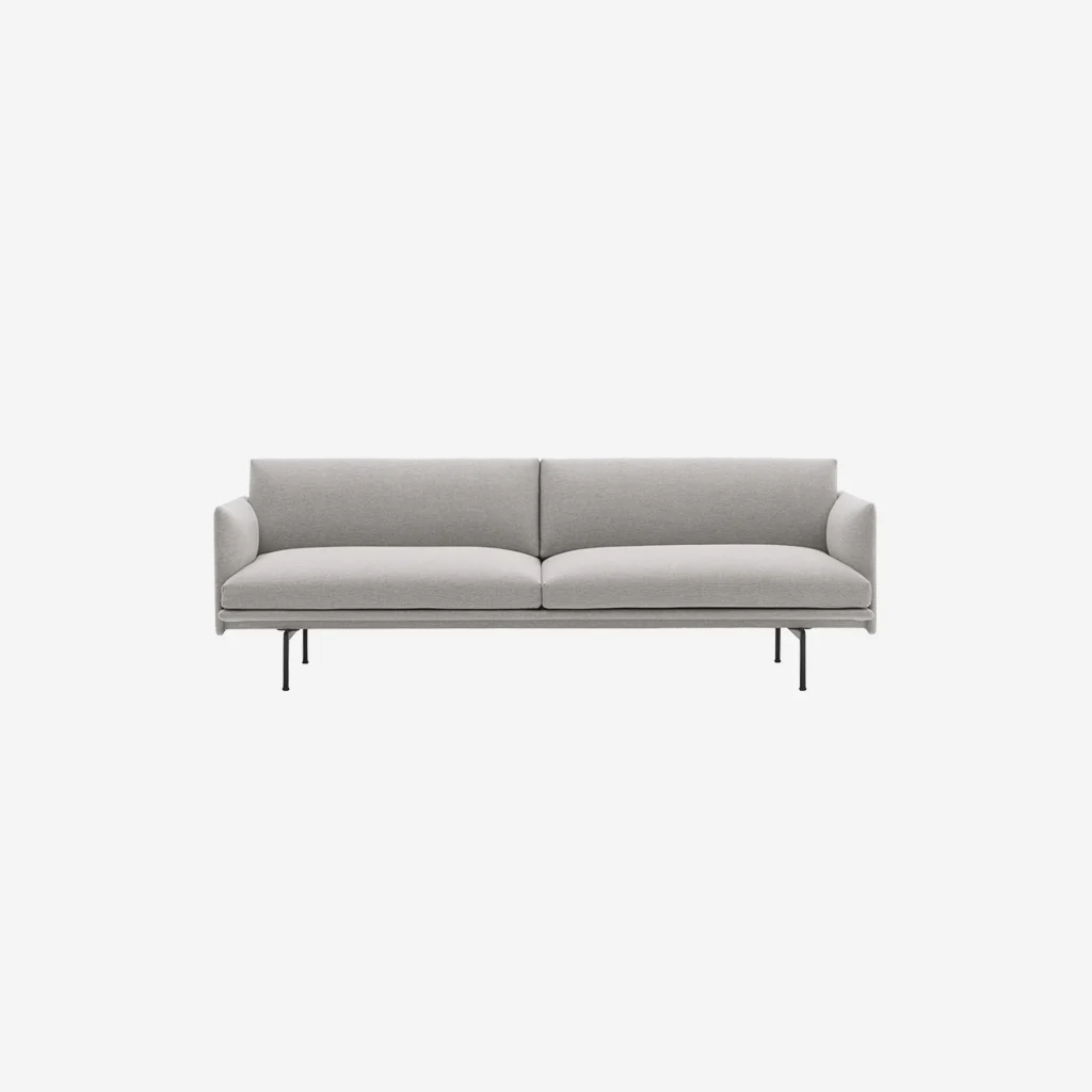 Muuto Outline Sofa 3 Seater Clay