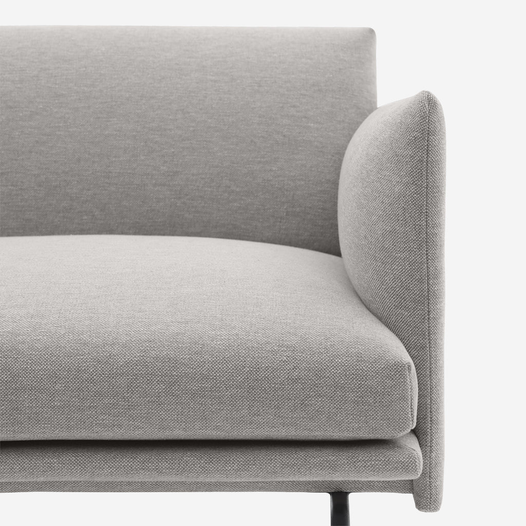 Muuto Outline Sofa 3 Seater Clay - Image 2