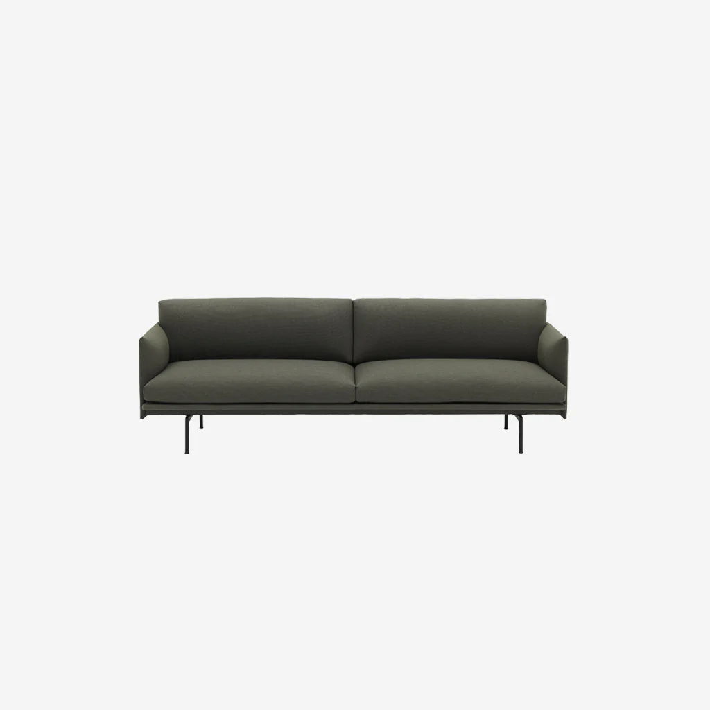 Muuto Outline Sofa 3 Seater Fiord