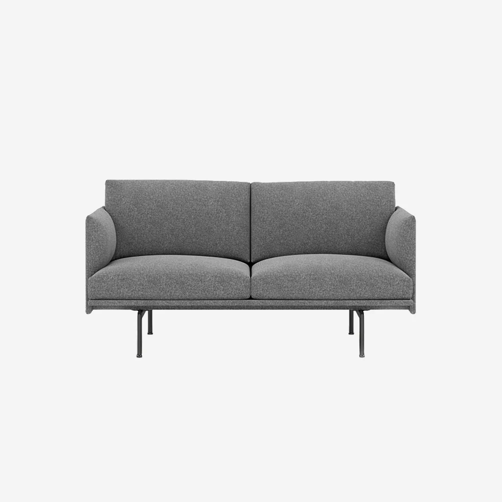Muuto Outline Studio Sofa 140cm Hallingdal - Image 2