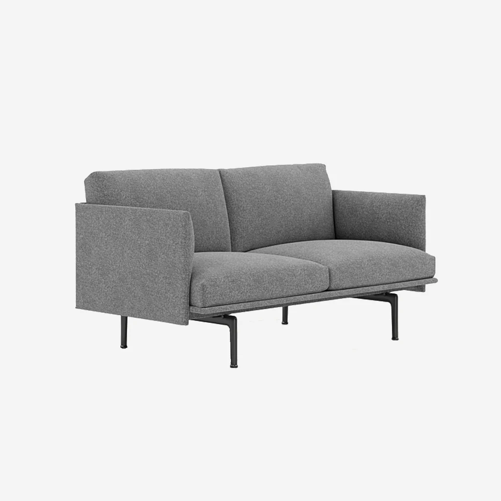 Muuto Outline Studio Sofa 140cm Hallingdal - Image 3