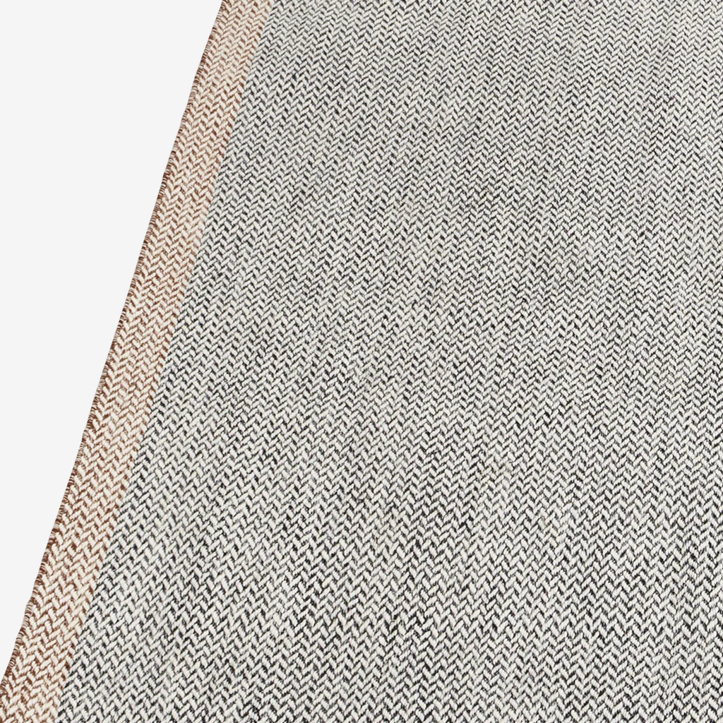 Muuto Ply Rug Black White 240x170cm - Image 4