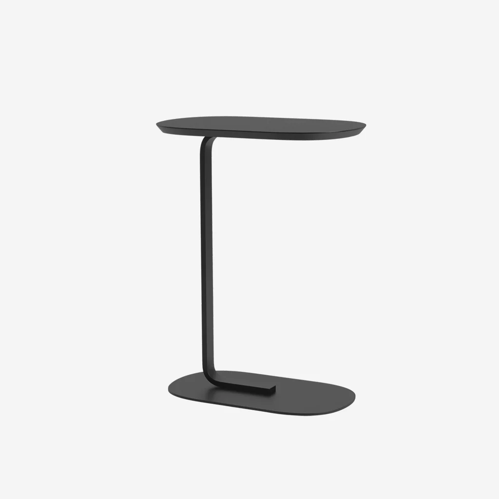 Muuto Relate Side Table Black H73.5cm