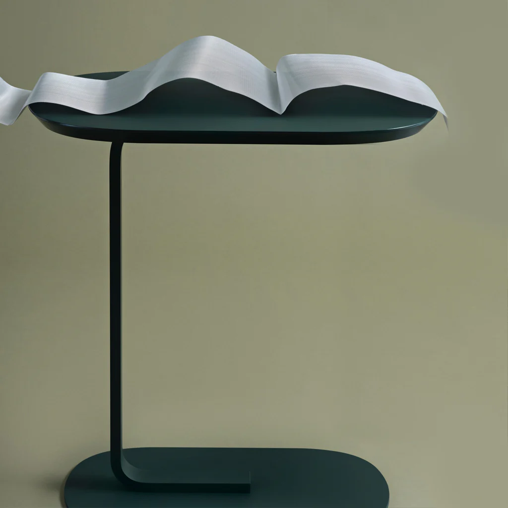 Muuto Relate Side Table Black H73.5cm - Image 3