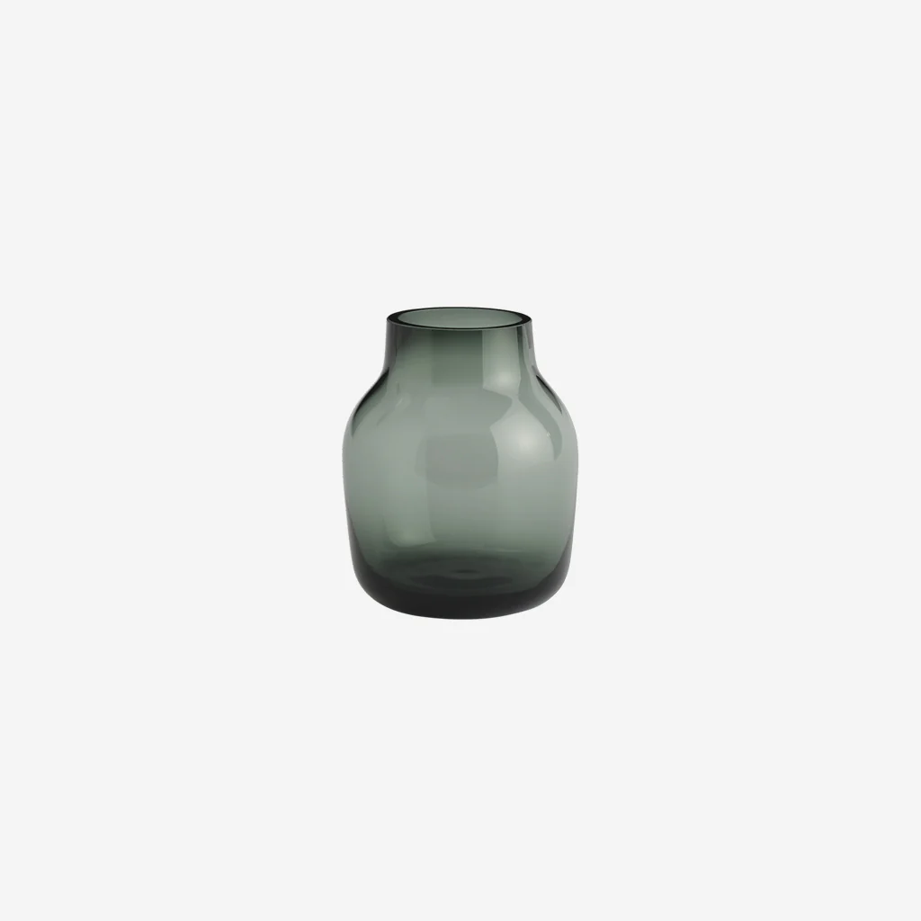 Muuto Silent Vase Dark Green 11cm