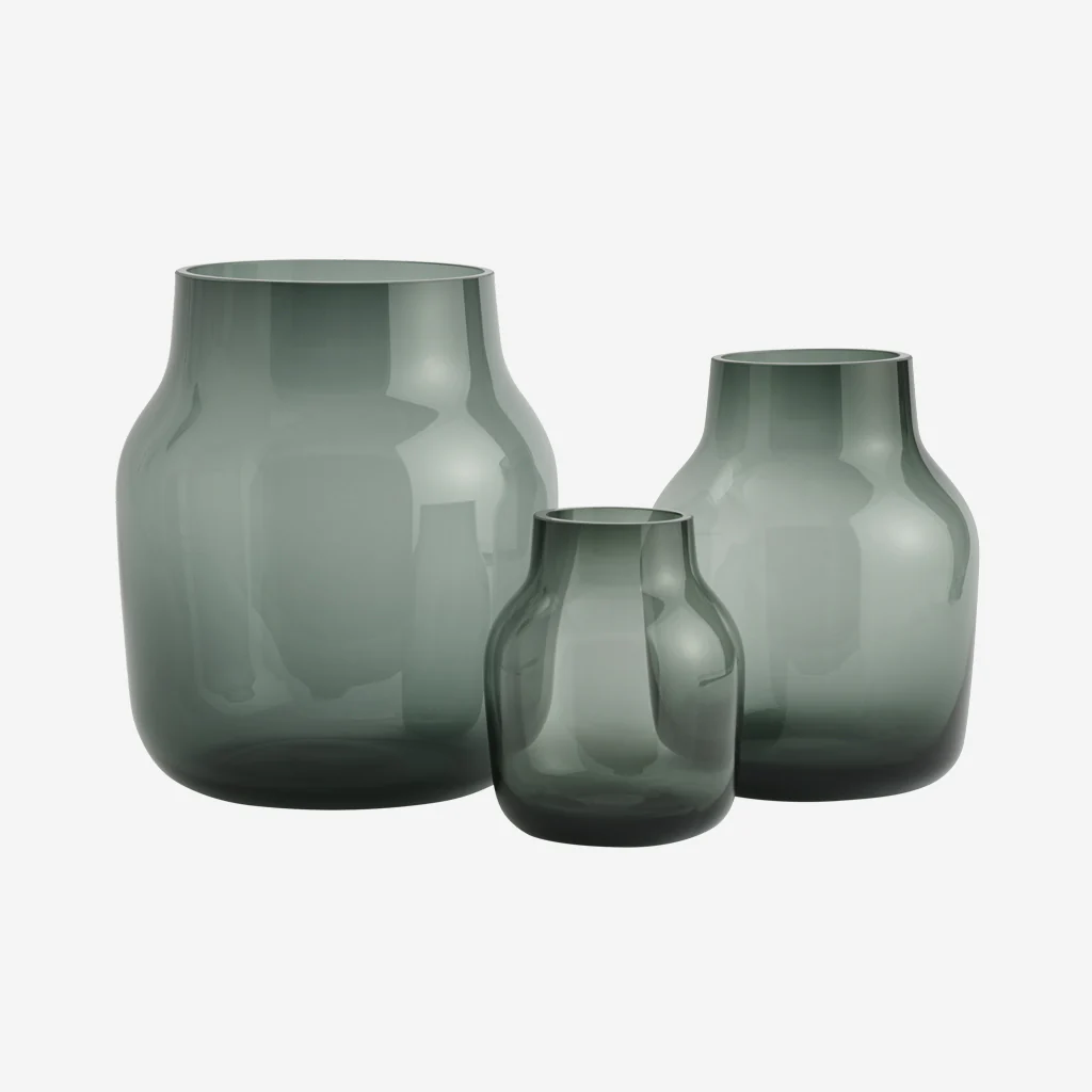 Muuto Silent Vase Dark Green 11cm - Image 5