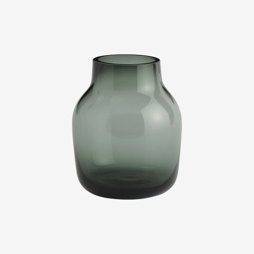 Muuto Silent Vase Dark Green 11cm - Image 6