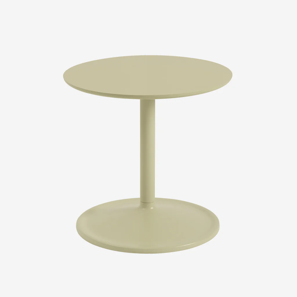 Muuto Soft Side Table Beige Green H40 x Ø41 - Image 8