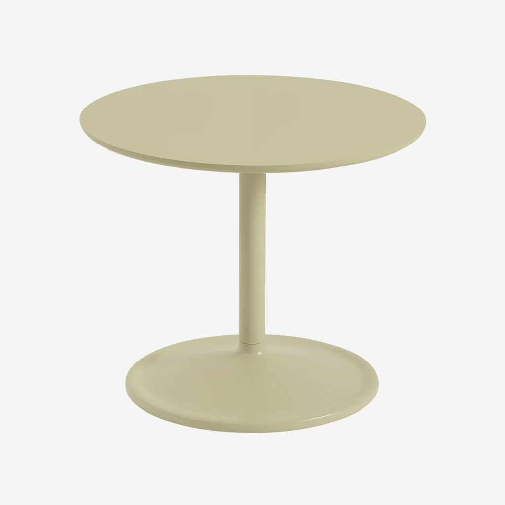 Muuto Soft Side Table Beige Green H40 x Ø48 - Image 8