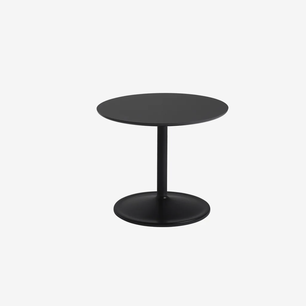 Muuto Soft Side Table Black H40 x Ø48