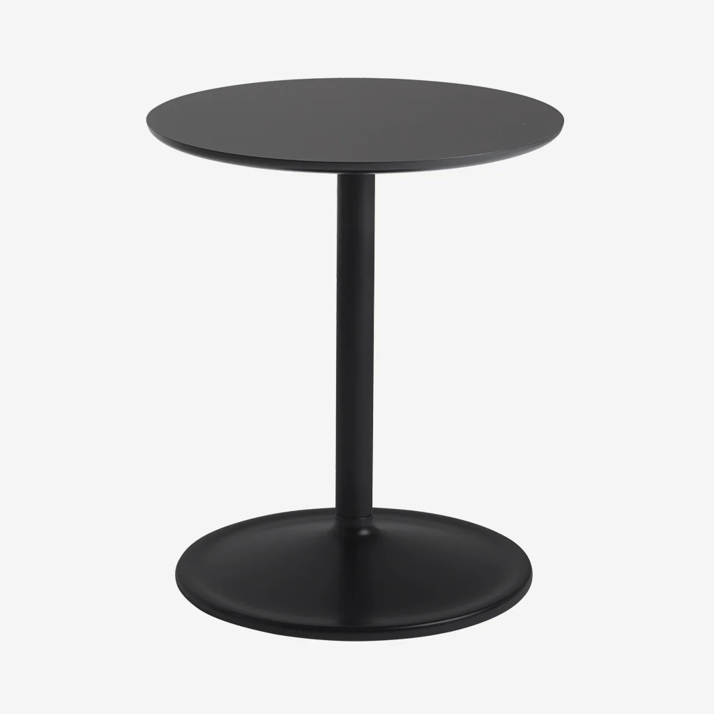 Muuto Soft Side Table Black H48 x Ø41 - Image 9