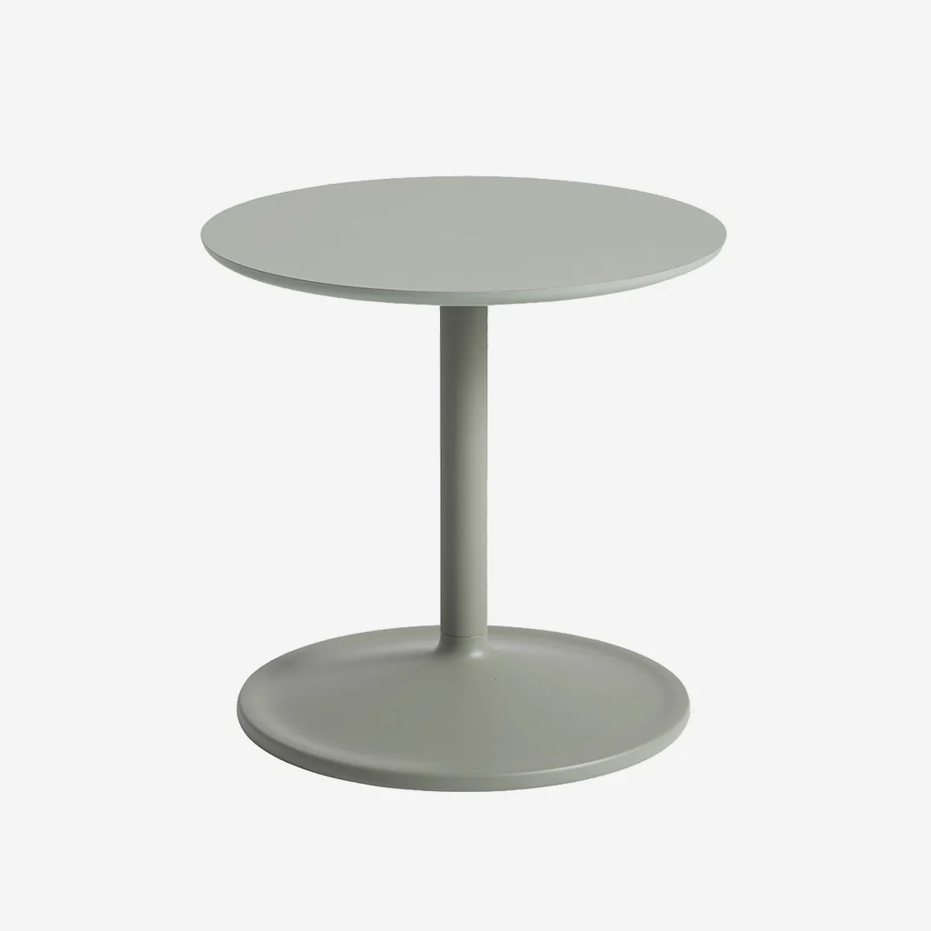 Muuto Soft Side Table Dusty Green H40 x Ø41 - Image 9