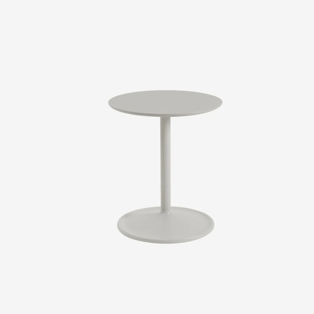 Muuto Soft Side Table Grey H48 x Ø41