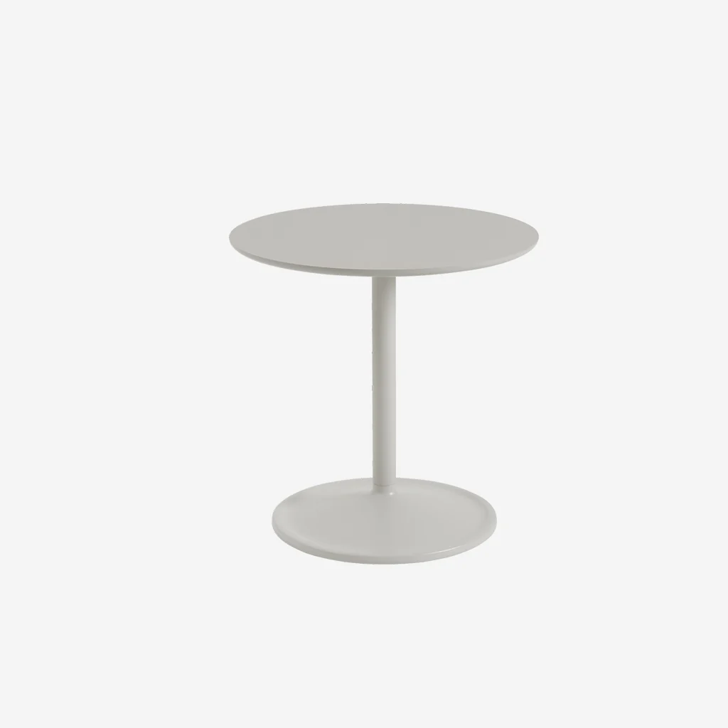 Muuto Soft Side Table Grey H48 x Ø48