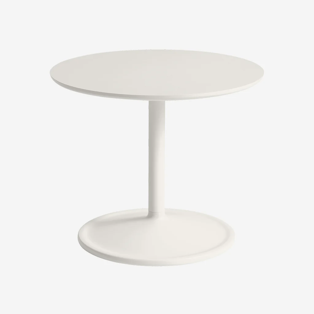Muuto Soft Side Table White H40 x Ø41 - Image 9