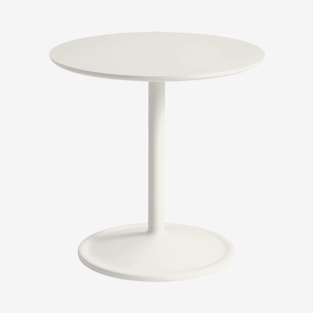 Muuto Soft Side Table White H48 x Ø48 - Image 8