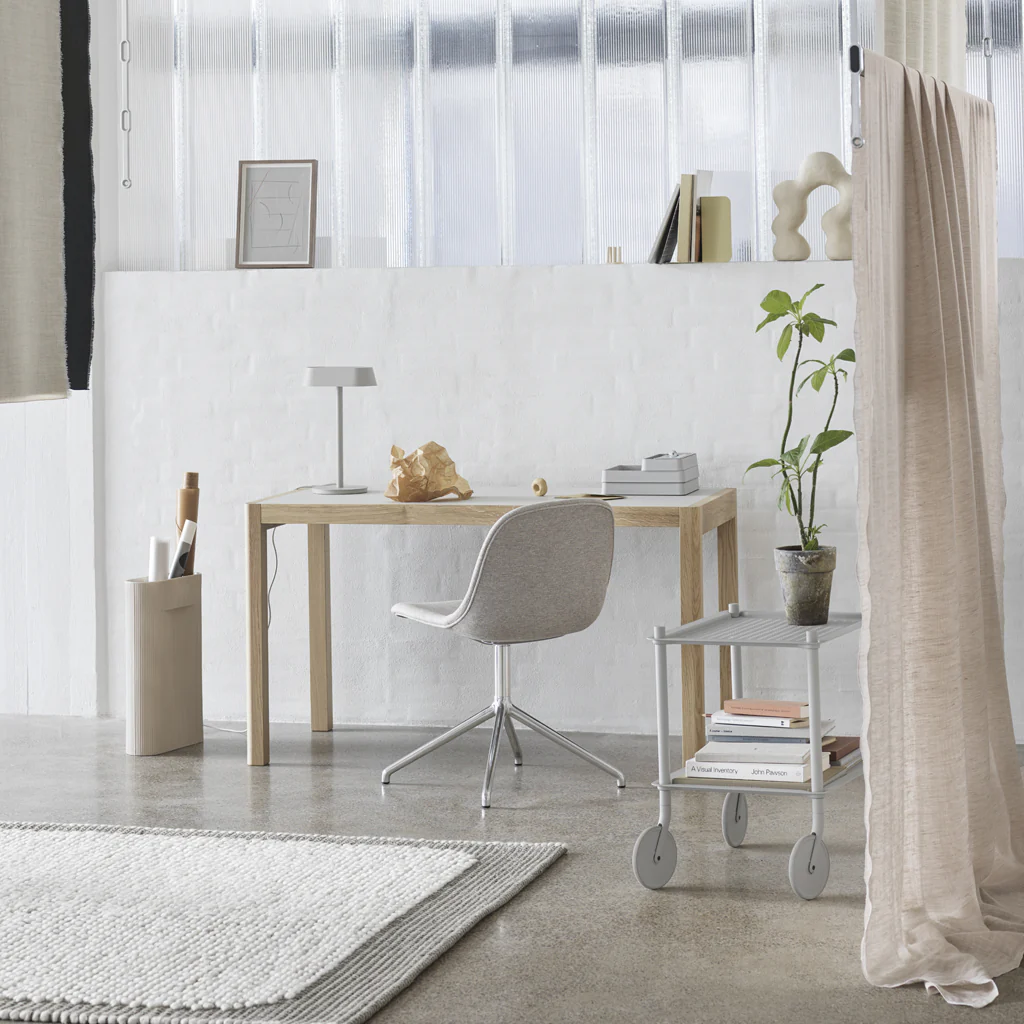 Muuto Workshop Table Warm Grey/Oak Short - Image 6