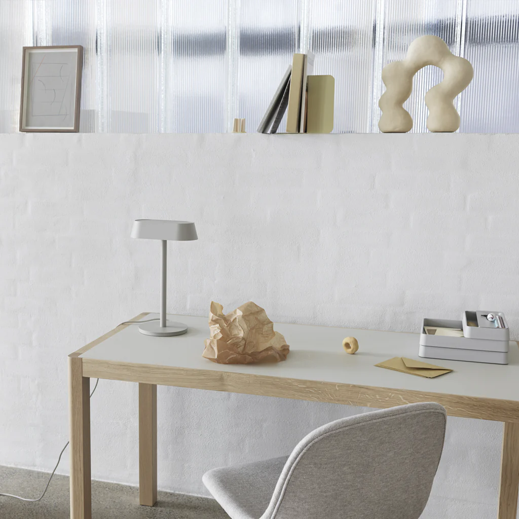 Muuto Workshop Table Warm Grey/Oak Short - Image 7