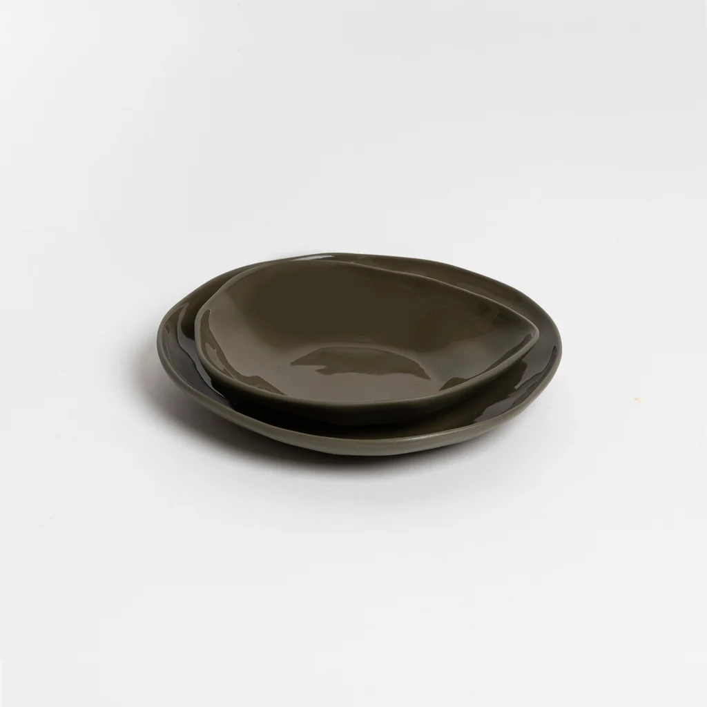 Ned Haan Round Dish Olive - Image 5