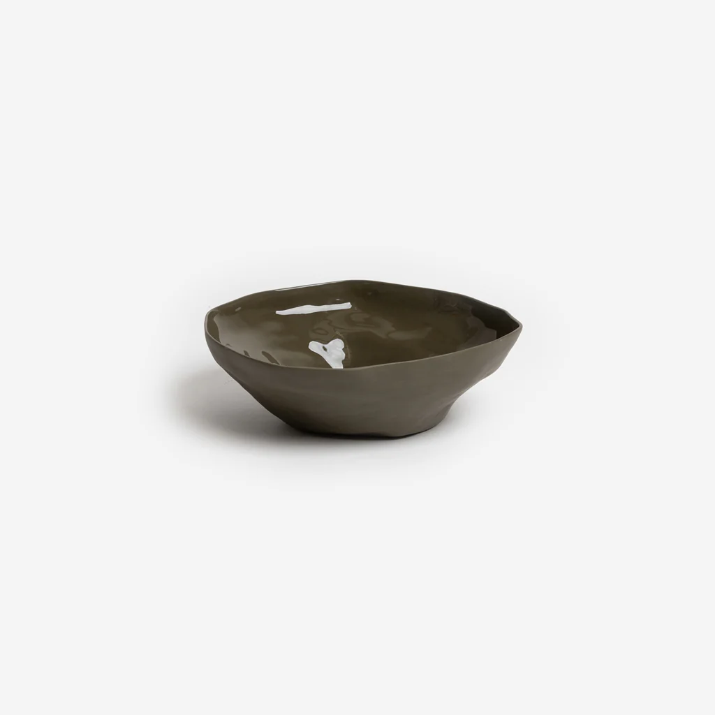 Ned Haan Serving Bowl Large Olive