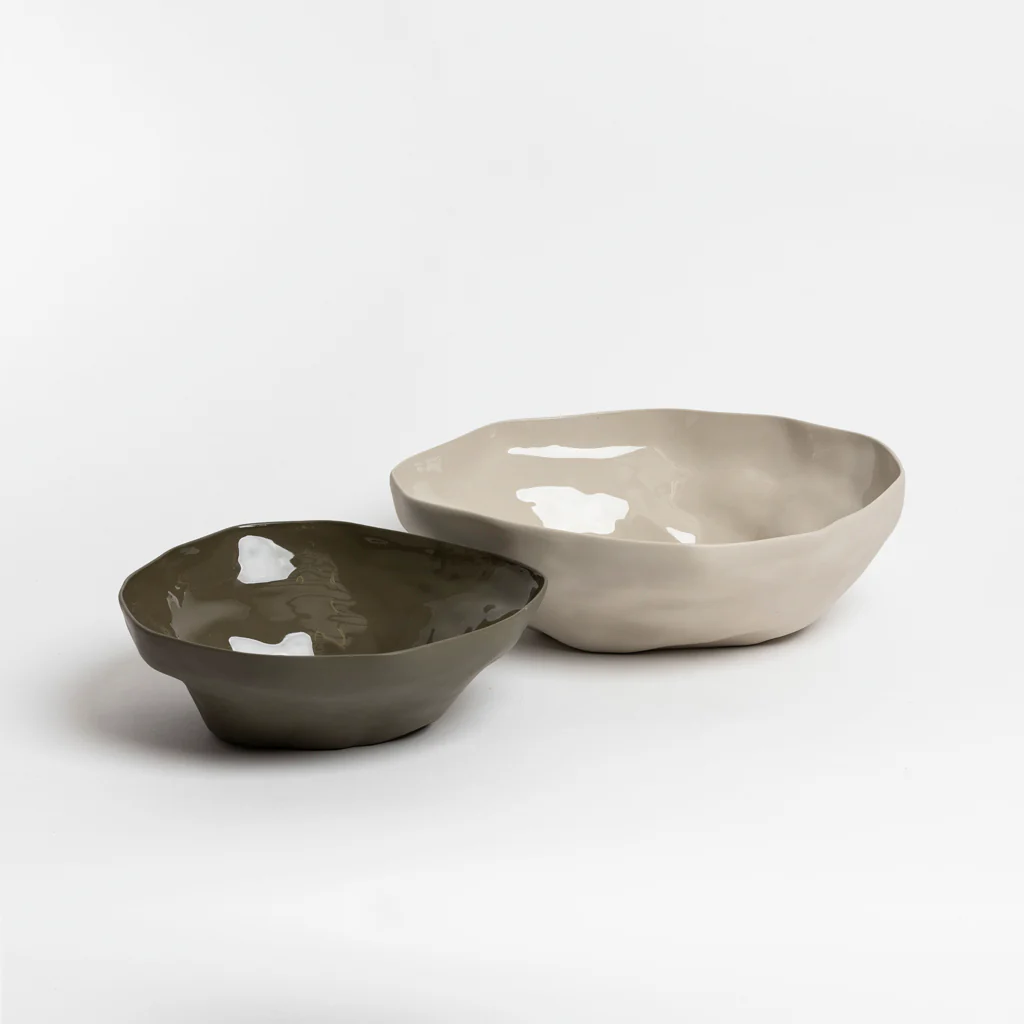 Ned Haan Serving Bowl Medium Olive - Image 4
