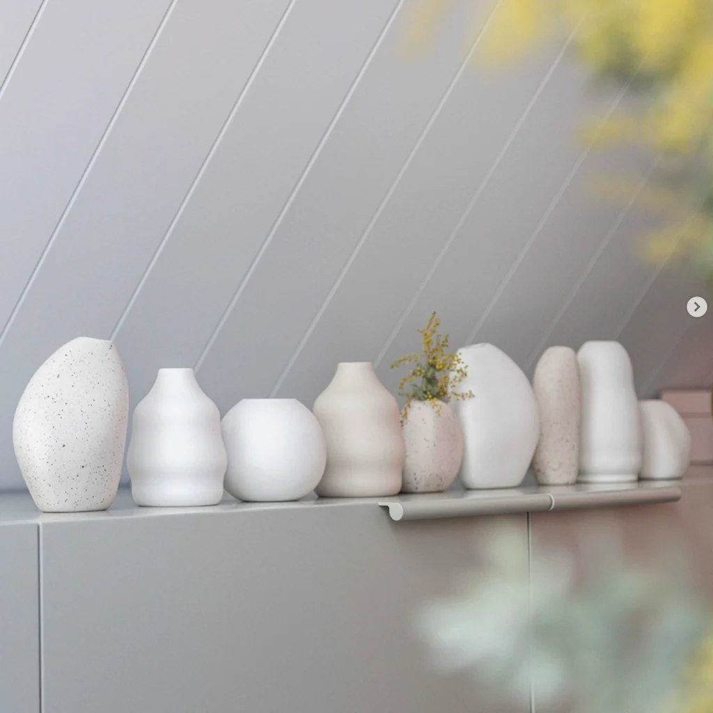 Ned Harmie Vase Rosie Cashmere - Image 3