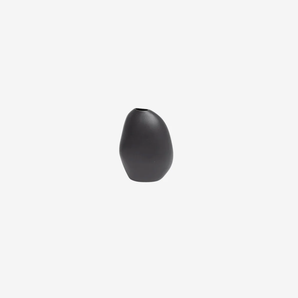 Ned Harmie Vase Stone Black