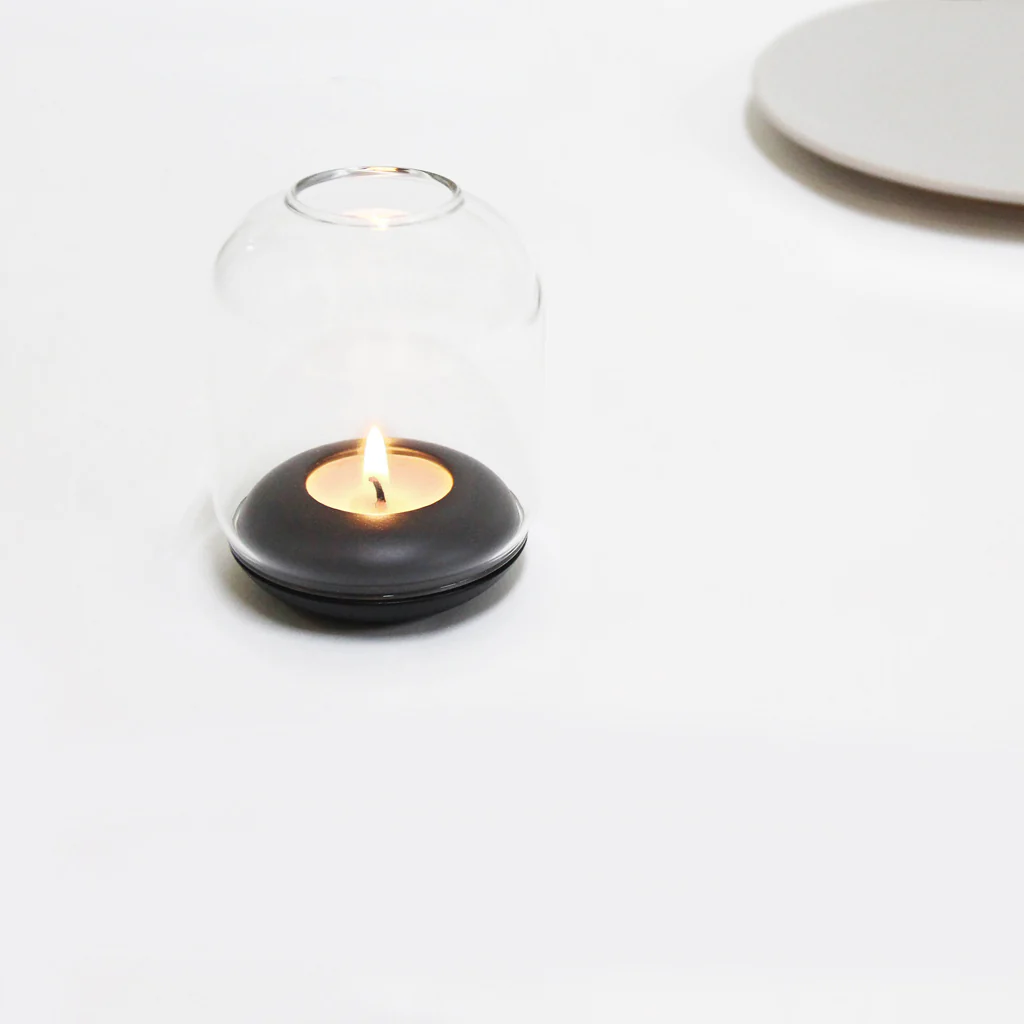No.30 Lantern Tealight Holder Black Zinc - Image 2