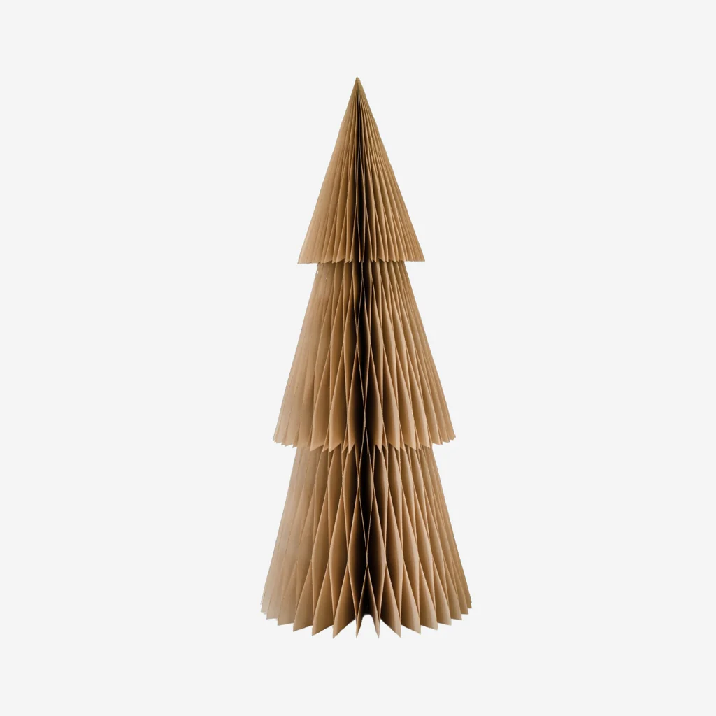 Nordic Rooms Paper Standing Deluxe Christmas Tree Flaxseed 95cm - Image 3