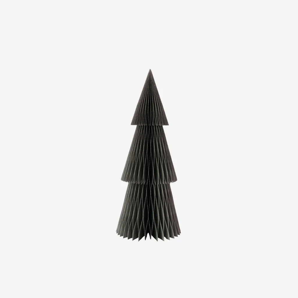 Nordic Rooms Paper Standing Deluxe Tree Olive Green Glitter 95cm