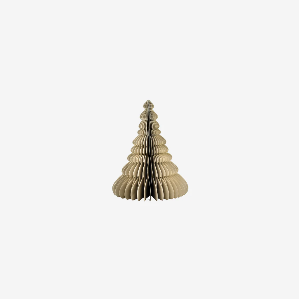 Nordic Rooms Standing Paper Christmas Tree Sage 15cm