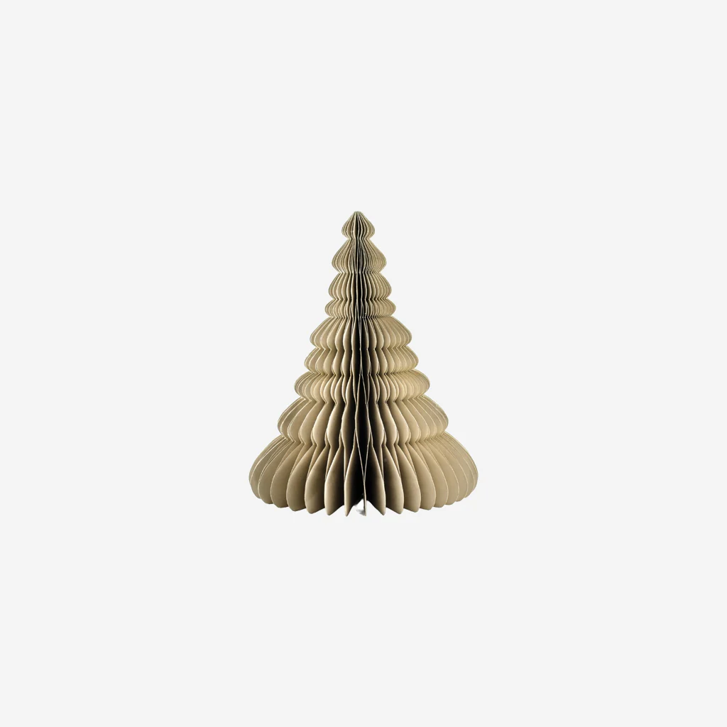Nordic Rooms Standing Paper Christmas Tree Sage 20cm