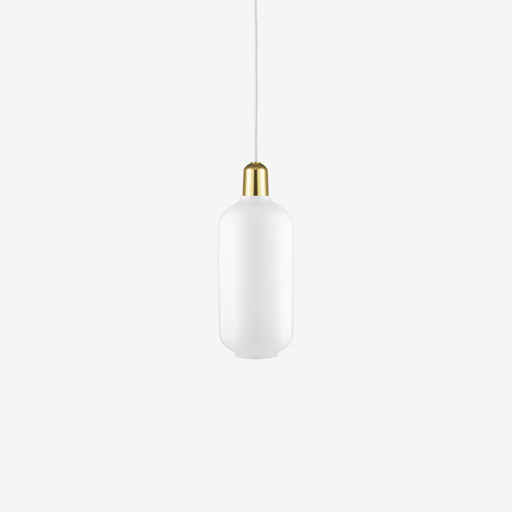 Normann Copenhagen Amp Pendant Large White/Brass