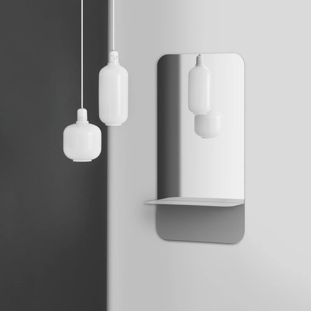 Normann Copenhagen Amp Pendant Large White/White - Image 2