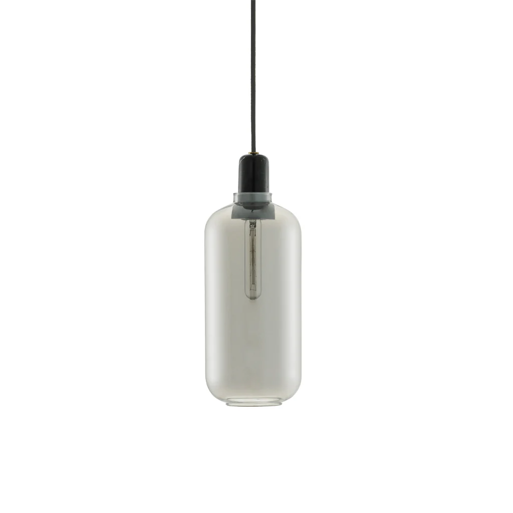 Normann Copenhagen Amp Pendant Large Smoke/Black - Image 5