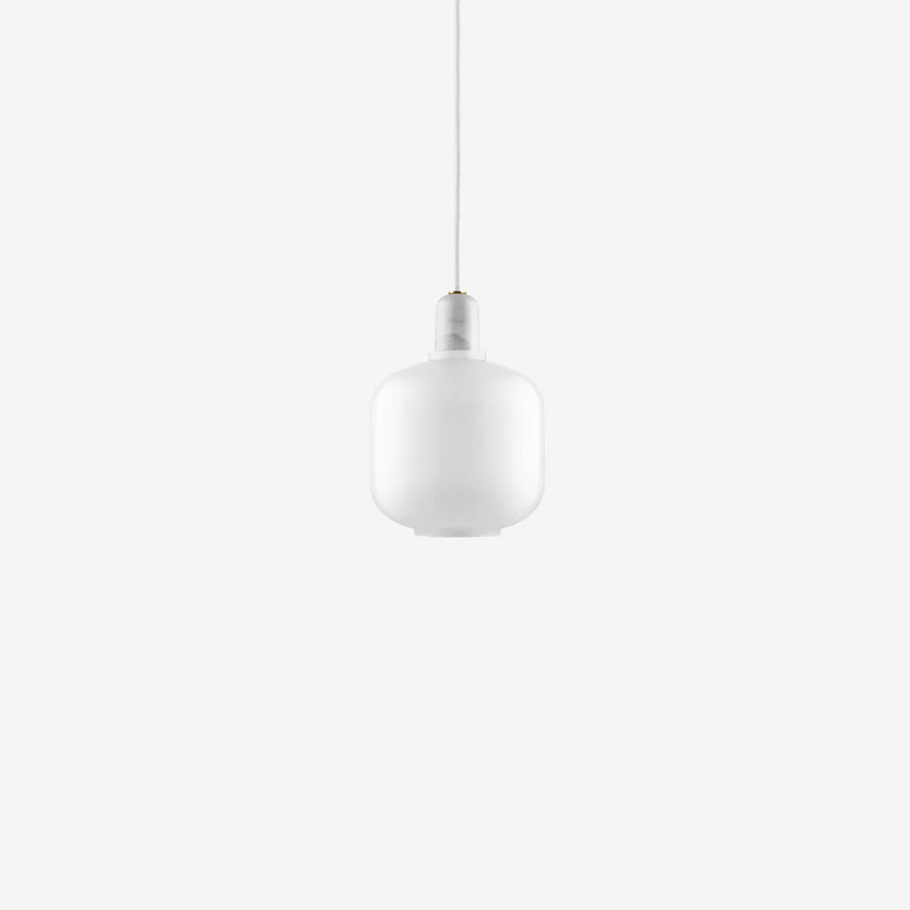 Normann Copenhagen Amp Pendant Small White/White