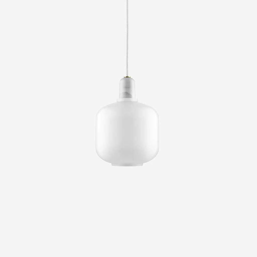 Normann Copenhagen Amp Pendant Small White/White - Image 3