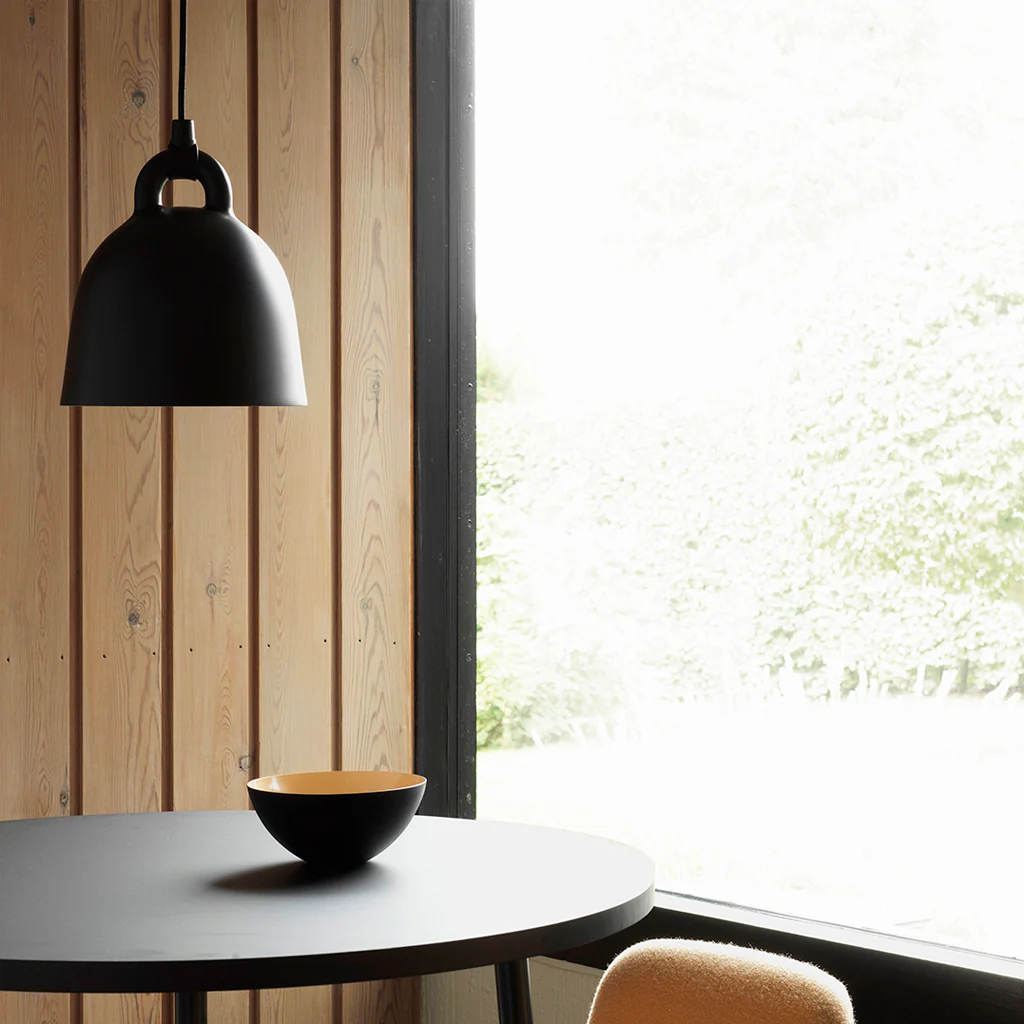 Normann Copenhagen Bell Pendant Black Extra Small - Image 3