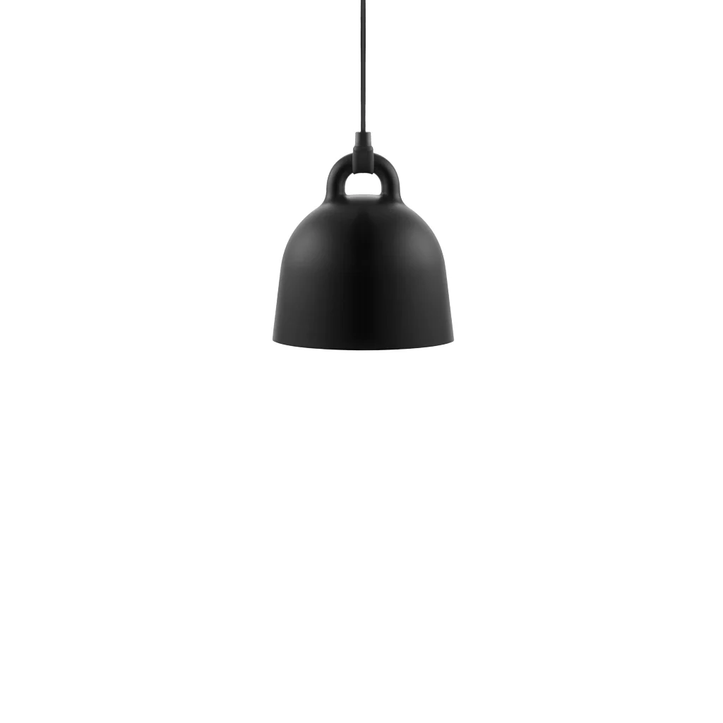Normann Copenhagen Bell Pendant Black Extra Small - Image 6