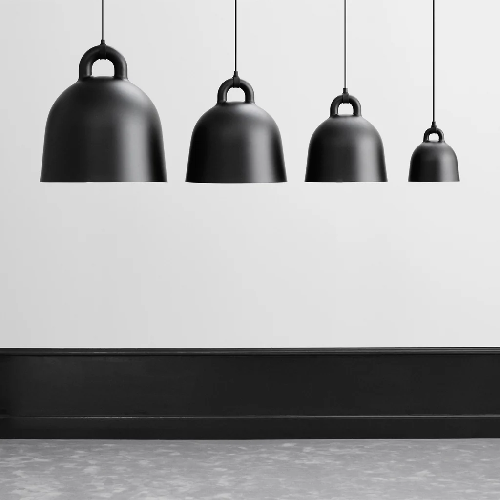Normann Copenhagen Bell Pendant Black Large - Image 3