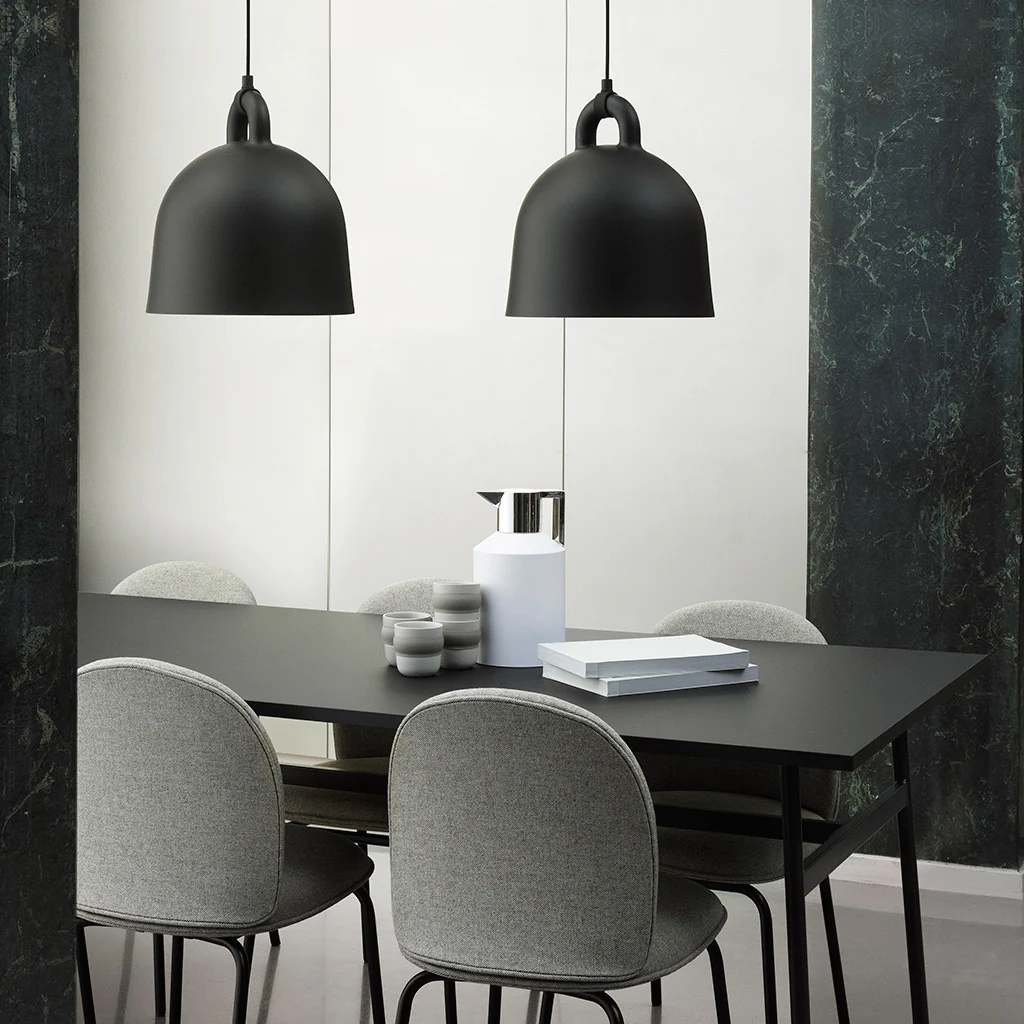Normann Copenhagen Bell Pendant Black Small - Image 3