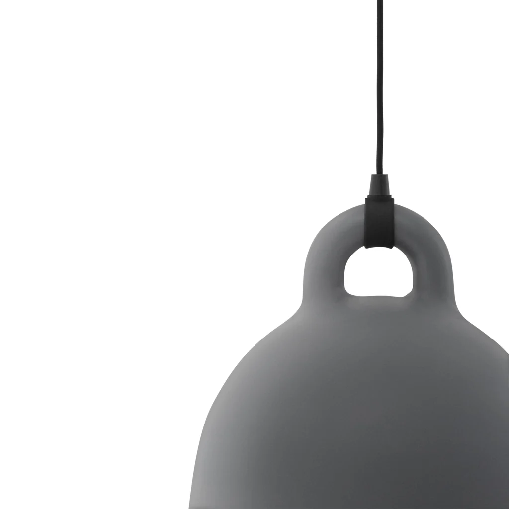 Normann Copenhagen Bell Pendant Grey Extra Small - Image 6
