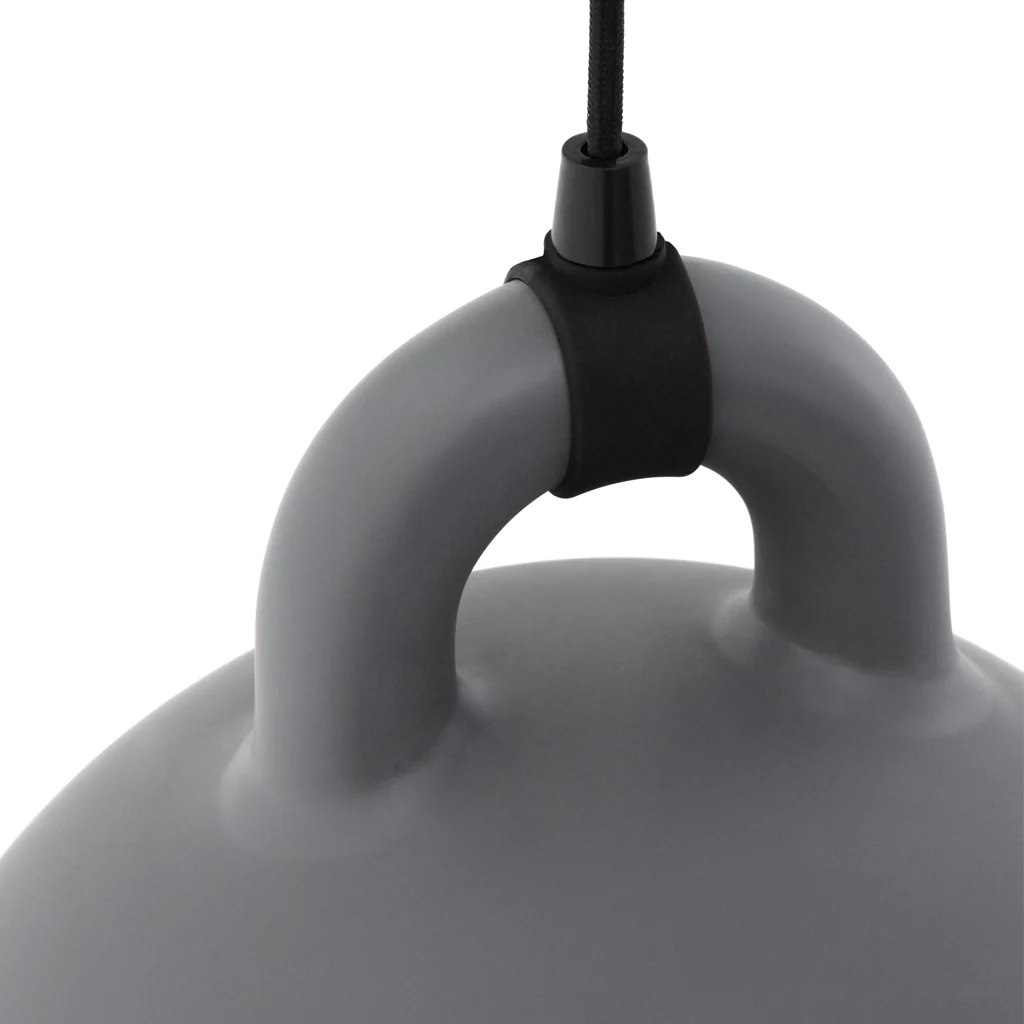 Normann Copenhagen Bell Pendant Grey Extra Small - Image 7